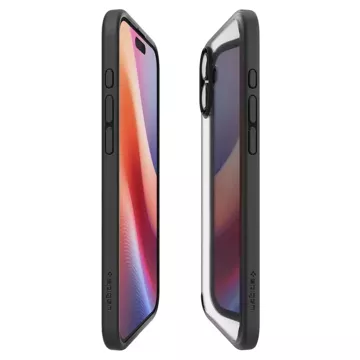 Etui Spigen Ultra Hybrid für Apple iPhone 16 Plus Mattschwarz