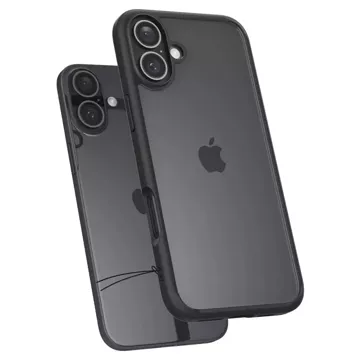 Etui Spigen Ultra Hybrid für Apple iPhone 16 Plus Mattschwarz