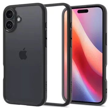 Etui Spigen Ultra Hybrid für Apple iPhone 16 Plus Mattschwarz