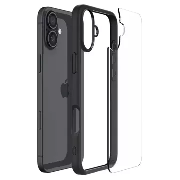 Etui Spigen Ultra Hybrid für Apple iPhone 16 Plus Mattschwarz