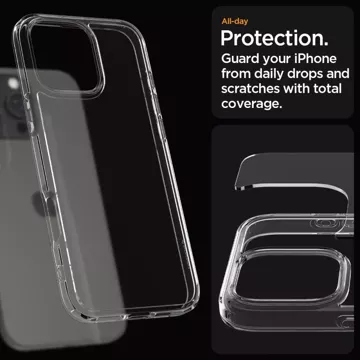 Etui Spigen Ultra Hybrid für Apple iPhone 16 Pro Crystal Clear