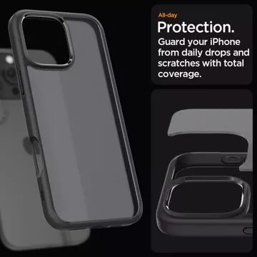 Etui Spigen Ultra Hybrid für Apple iPhone 16 Pro Frost Black