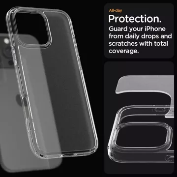 Etui Spigen Ultra Hybrid für Apple iPhone 16 Pro Frost Clear