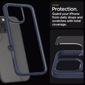 Etui Spigen Ultra Hybrid für Apple iPhone 16 Pro Marineblau