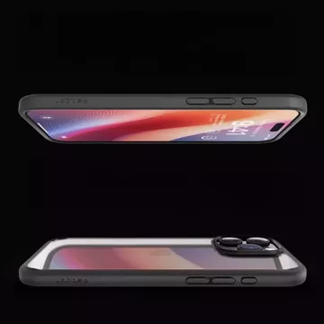 Etui Spigen Ultra Hybrid für Apple iPhone 16 Pro Mattschwarz