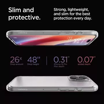 Etui Spigen Ultra Hybrid für Apple iPhone 16 Pro Max Frost Clear