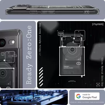 Etui Spigen Ultra Hybrid für Google Pixel 8 Zero One