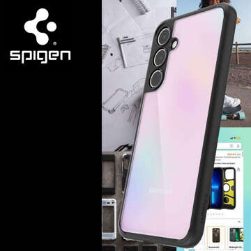 Etui Spigen Ultra Hybrid für Samsung Galaxy A55 5G Mattschwarz