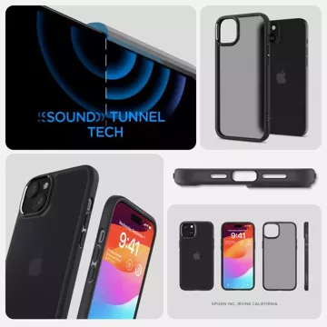 Etui Spigen Ultra Hybrid für iPhone 15 Frostschwarz