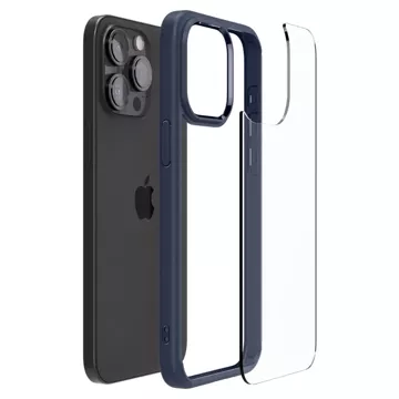 Etui Spigen Ultra Hybrid für iPhone 15 Pro Marineblau