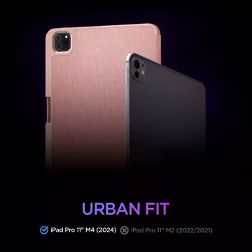 Etui Spigen Urban Fit für Apple iPad Pro 11 5 / 2024 Roségold