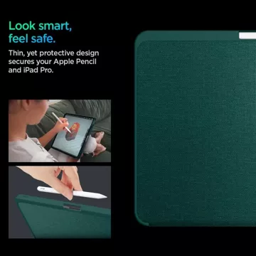 Etui Spigen Urban Fit für Apple iPad Pro 13 7 / 2024 Midnight Green