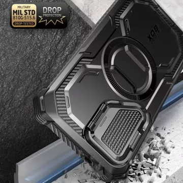 Etui Supcase IBLSN Armorbox Mag Magsafe für Samsung Galaxy S24 Plus Schwarz
