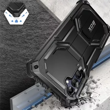 Etui Supcase IBLSN Armorbox für Samsung Galaxy A15 4G / 5G Schwarz