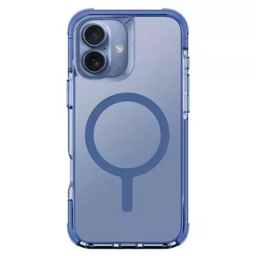 Etui UNIQ Combat für iPhone 16 6,1" Magclick Charging niebieski/pearl blue