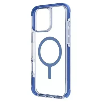 Etui UNIQ Combat für iPhone 16 Plus 6,7" Magclick Charging Niebieski/Pearl Blue