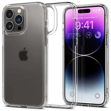 Etui für Apple iPhone 14 Pro obudowa Hülle Spigen Ultra Hybrid Frost Clear