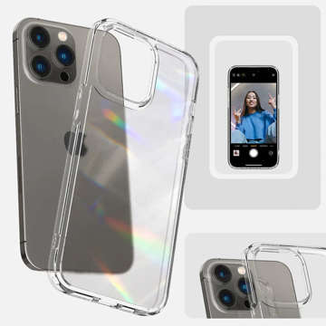 Etui für Apple iPhone 14 Pro obudowa Hülle Spigen Ultra Hybrid Frost Clear