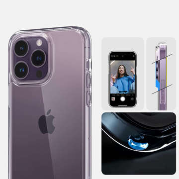 Etui für Apple iPhone 14 Pro obudowa Hülle Spigen Ultra Hybrid Frost Clear