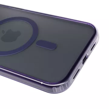 Etui für Apple iPhone 15 Pro Max 3mk Frosty MagCase Purple