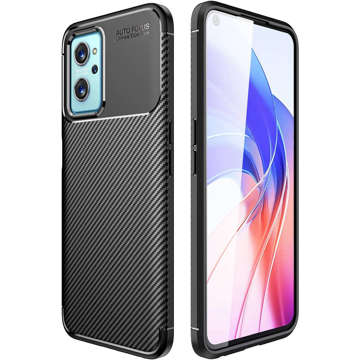 Etui für Realme 9i Alogy Rugged Armor obudowa TPU Carbon Black