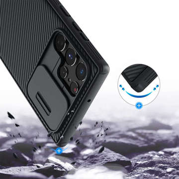 Etui für Samsung Galaxy S22 Ultra Nillkin CamShield Pro Black