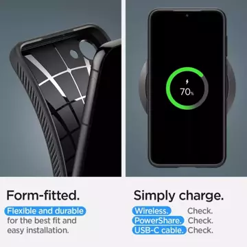 Etui für Spigen Liquid Air für Samsung Galaxy S23 Plus Matte Black