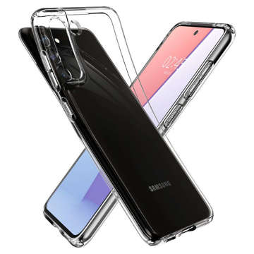 Etui für Spigen Liquid Crystal für das Samsung Galaxy S21 FE Crystal Clear