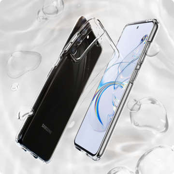 Etui für Spigen Liquid Crystal für das Samsung Galaxy S21 FE Crystal Clear