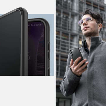 Etui für Spigen Ultra Hybrid Telefon für Samsung Galaxy S23 Plus Mattschwarz