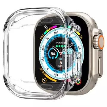 Etui für Spigen Ultra Hybrid für Apple Watch Ultra (49 mm) Crystal Clear