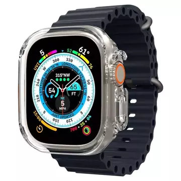 Etui für Spigen Ultra Hybrid für Apple Watch Ultra (49 mm) Crystal Clear