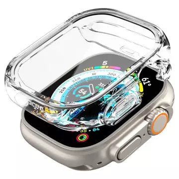 Etui für Spigen Ultra Hybrid für Apple Watch Ultra (49 mm) Crystal Clear