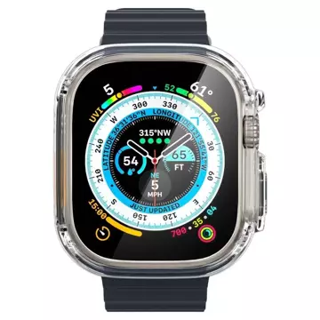 Etui für Spigen Ultra Hybrid für Apple Watch Ultra (49 mm) Crystal Clear