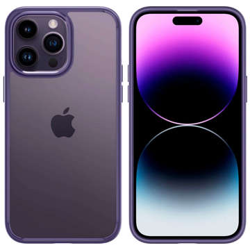 Etui für Spigen Ultra Hybrid für Apple iPhone 14 Pro Deep Purple