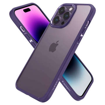 Etui für Spigen Ultra Hybrid für Apple iPhone 14 Pro Deep Purple