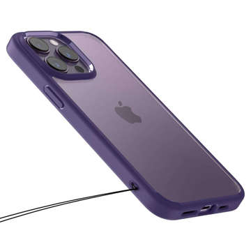 Etui für Spigen Ultra Hybrid für Apple iPhone 14 Pro Deep Purple