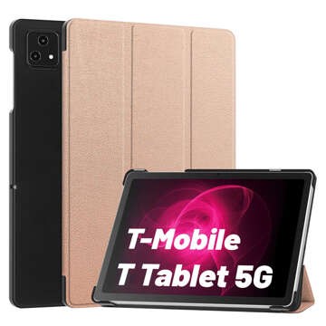 Etui für T-Mobile T Tablet 5G 10.36" Tablet-Hülle Alogy Book Cover Case Roségold