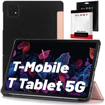 Etui für T-Mobile T Tablet 5G 10.36" Tablet-Hülle Alogy Book Cover Case Roségold