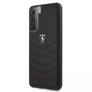 Etui für das Telefon Ferrari Hardcase für das Samsung Galaxy S21 Plus czarny/black hardcase Off Track Quilted