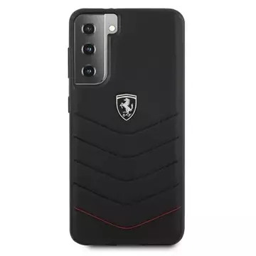 Etui für das Telefon Ferrari Hardcase für das Samsung Galaxy S21 Plus czarny/black hardcase Off Track Quilted