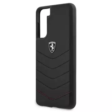 Etui für das Telefon Ferrari Hardcase für das Samsung Galaxy S21 Plus czarny/black hardcase Off Track Quilted