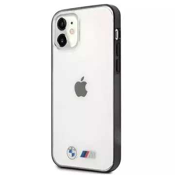 Etui na phone BMW BMHCP12SMBTOK für Apple iPhone 12 Mini 5,4" transparentes Hardcase Sandblast