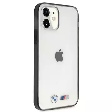 Etui na phone BMW BMHCP12SMBTOK für Apple iPhone 12 Mini 5,4" transparentes Hardcase Sandblast