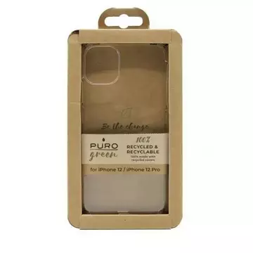 Etui na telefon Puro GreenRecycled ECO für iPhone 12/12 Pro transparent