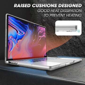 Etui obudowa Supcase Unicorn Beetle für Apple Macbook Pro 14 2021 Clear