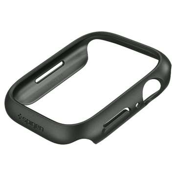 Etui ochronne Spigen Thin Fit für Apple Watch 7 (45 mm) Militärgrün