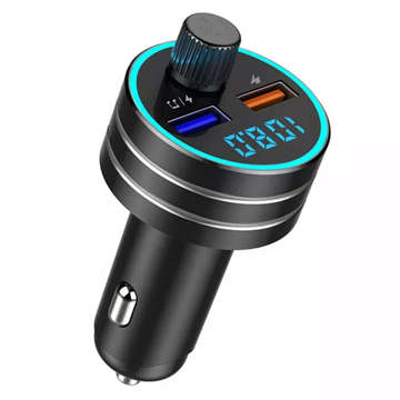 FM Bluetooth 5.0 Autosender MP3-Player 2x USB Autoladegerät