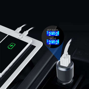 FM Transmitter Bluetooth Autoladegerät 2x USB QC 3.0 MP3 Quick Charge Schwarz