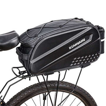 Fahrrad-Gepäcktasche für den hinteren Fahrradkofferraum 12l, schwarz